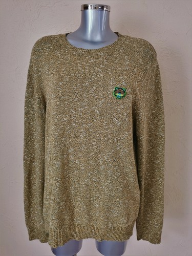 Kenzo pull chiné jaune - -,