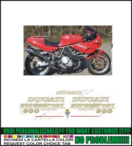 Adhésifs 900 supersport - ss,