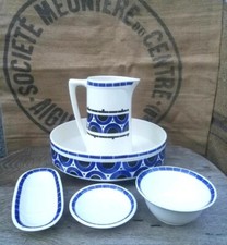 Ensemble de toilette ancien en faïence - K&G Luneville