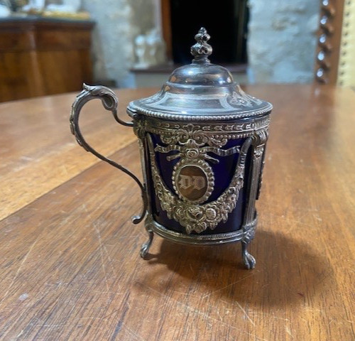 Beau moutardier argent - moutardier,