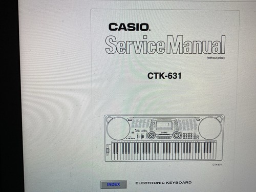 Casio ctk 631 service manual - ctk-631,