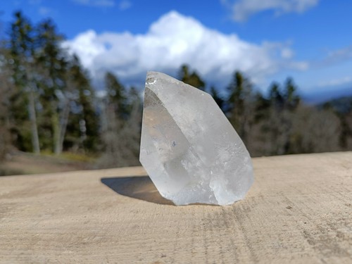 Pointe quartz cristal roche - quartz,