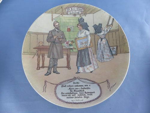 Sarreguemines assiette - sarreguemines, a