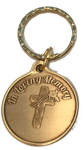 Loving memory cross - memory, rose