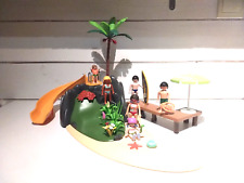 PLAYMOBIL LOT MER / PLAGE VACANCES TOBOGGAN PARC AQUATIQUE
