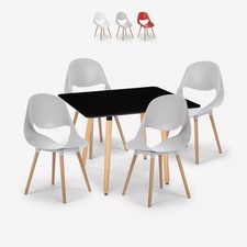 Ensemble Table Noire 80x80cm