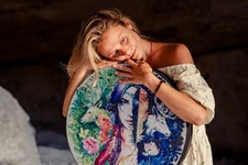 Tambour Sacred Vegan "Forest Nymph", tambour de sorcière chamanique, outil...