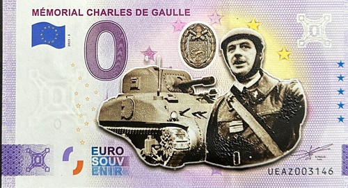Billet euro memorial charles - billet, 0