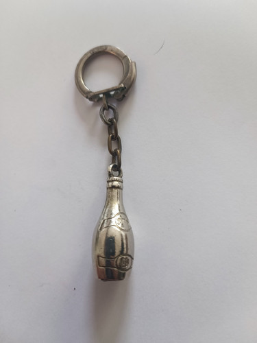 Porte clés métal bouteille - métal,