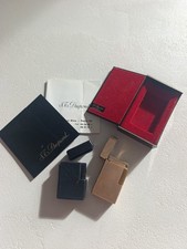 briquet dupont plaque or grand