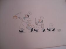 DUBOUT - DESSIN ORIGINAL - LES CUISINIERS -  1960 - ENCADRE - COULEUR