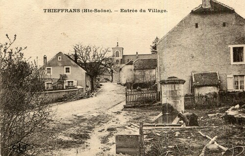 Carte thieffrans entrée - entrée, du