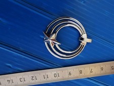 Thierry Mugler collier étoile vintage nickelé. GAR 017