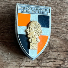 insigne militaire N275 46° RI