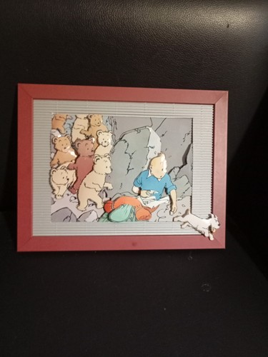 Tableau relief herge - relief,