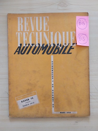 Revue technique rover - technique,