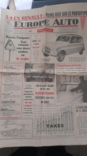 EUROPE AUTO 1961 29 RENAULT 4