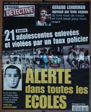 Journal DETECTIVE PARIS GERARD