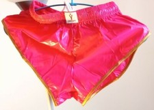 Short vintage nylon polyamid Pink/Gold 3 sizes S40-M44-L48