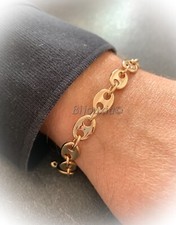 Bracelet maille grain café - grain, de