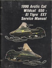 1990 ARCTIC CAT SNOWMOBILE WILDCAT/EL TIGRE SERVICE 