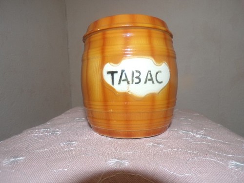 Ancien pot tabac - ancien,
