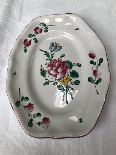 Plat faience les - plat,