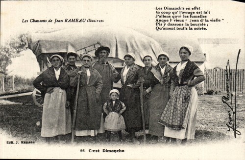 carte postale jean rameau