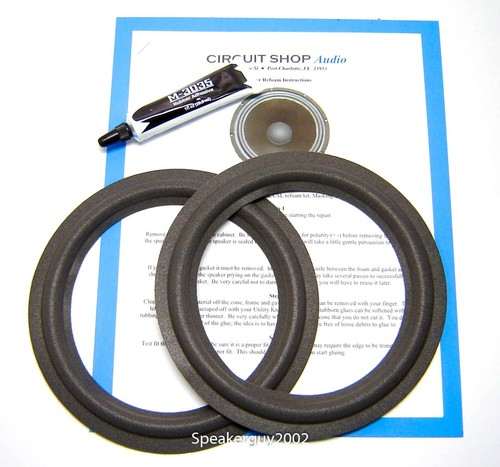 Speaker foam repair kit for - 8",