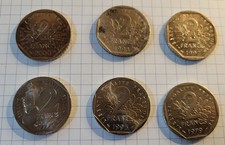 France - Lot de pièces de 2