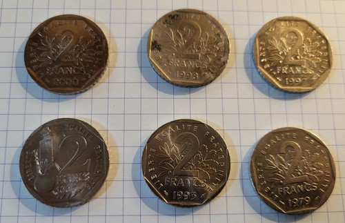 France lot pièces de 2 - france,