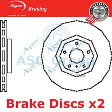 2x Apec BRAKING 320mm Ventilé