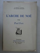 FORT (Paul). L'Arche de Noé