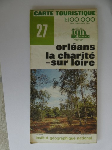 Carte ign verte orleans - verte, 27