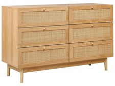 Commode Boho en Bois 6 Tiroirs