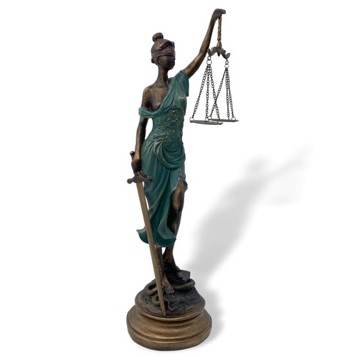 Sculpture justitia déesse - sculpture,