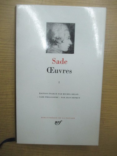Sade oeuvres 1 - 1, /