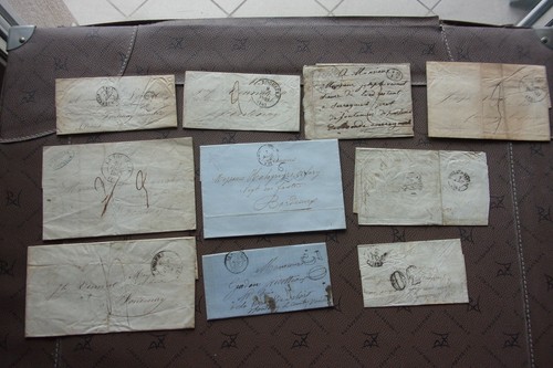 France lot vieux papier - -,