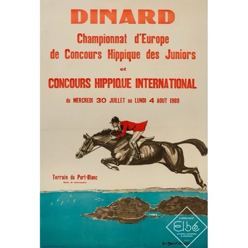 Affiche poster jumping cheval - poster,