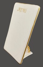 Porte menu en porcelaine de