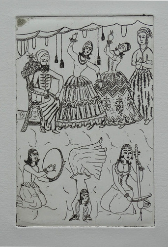 Gravure originale c1990 - , k