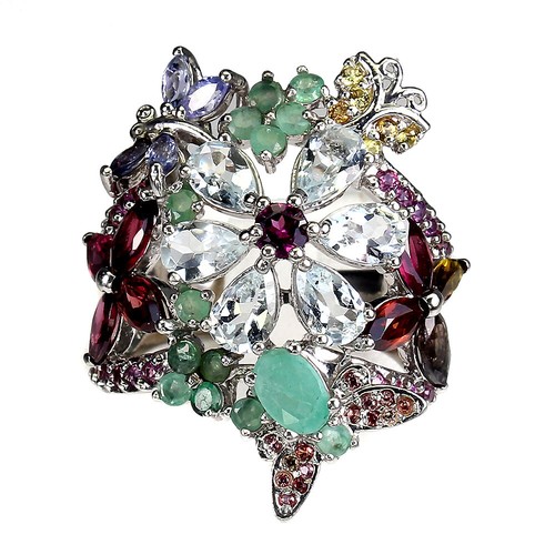 Bague argent sterling - en,
