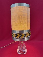 Lampe à Poser Vintage en Cristal – années 60/70 – Très Bel état Chevet Table