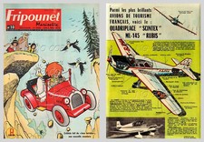 FRIPOUNET 1963 N°  10  07/03/1963 avion scintex ml-145 rubis