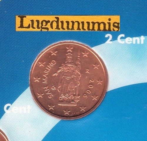 Saint marin 2006 centimes - marin,