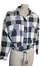 "PULL & BEAR" CHEMISE SUR CHEMISE EN FLANELLE T.S = 36/38