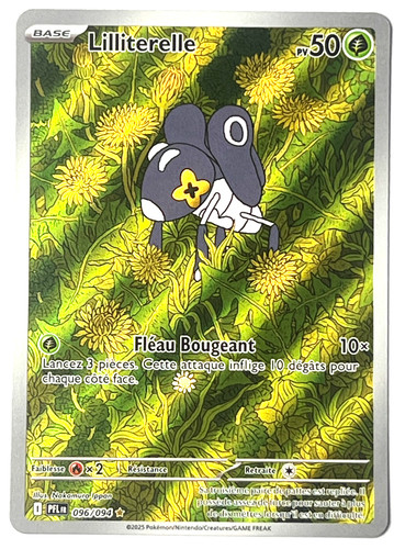 Carte pokémon lilliterelle - carte, ar