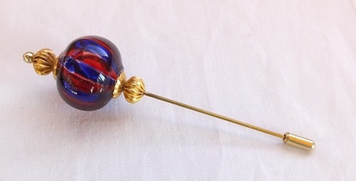Broche verre soufflé de - soufflé,