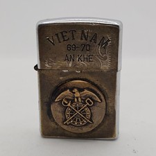 Briquet Zippo 29 Rare Vietnam 69-70 AN KHE gravé