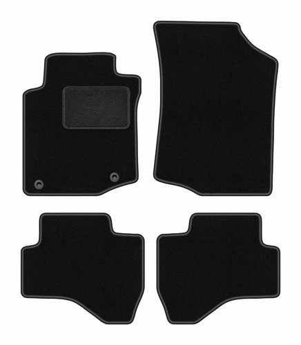 Tapis sol velours - velours, noir
